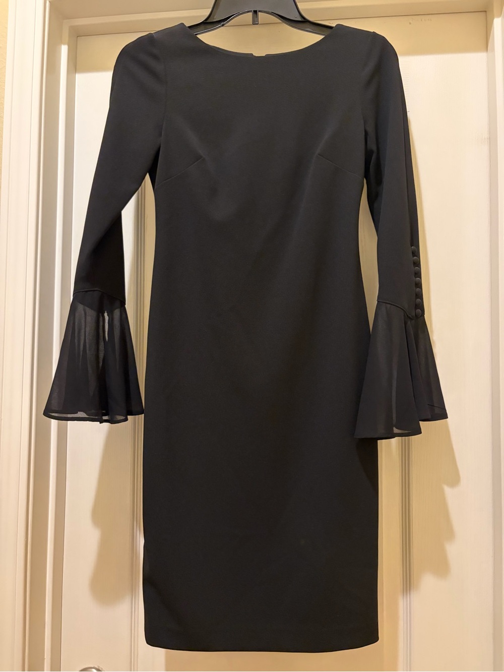 Calvin Klein Black Long Sleeve Dress
